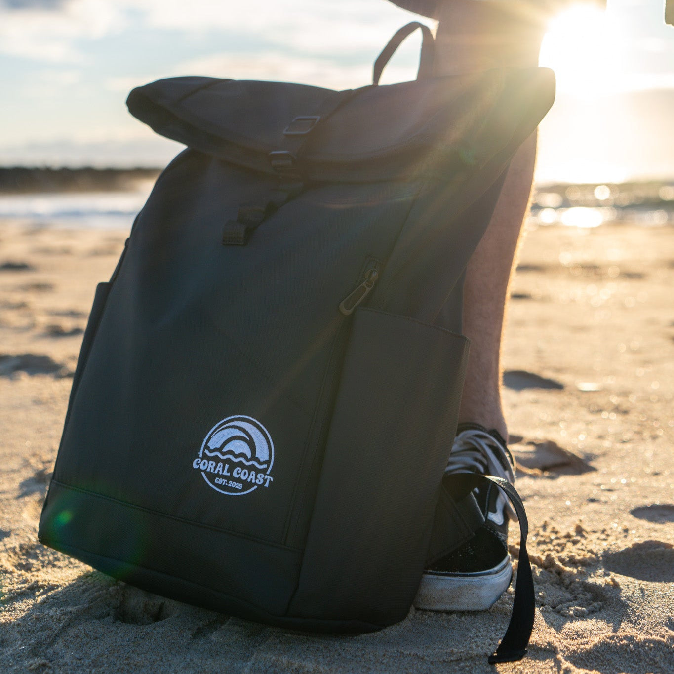 Coral Coast EcoBag – Water-Resistant, Durable, Recycled Material Tote